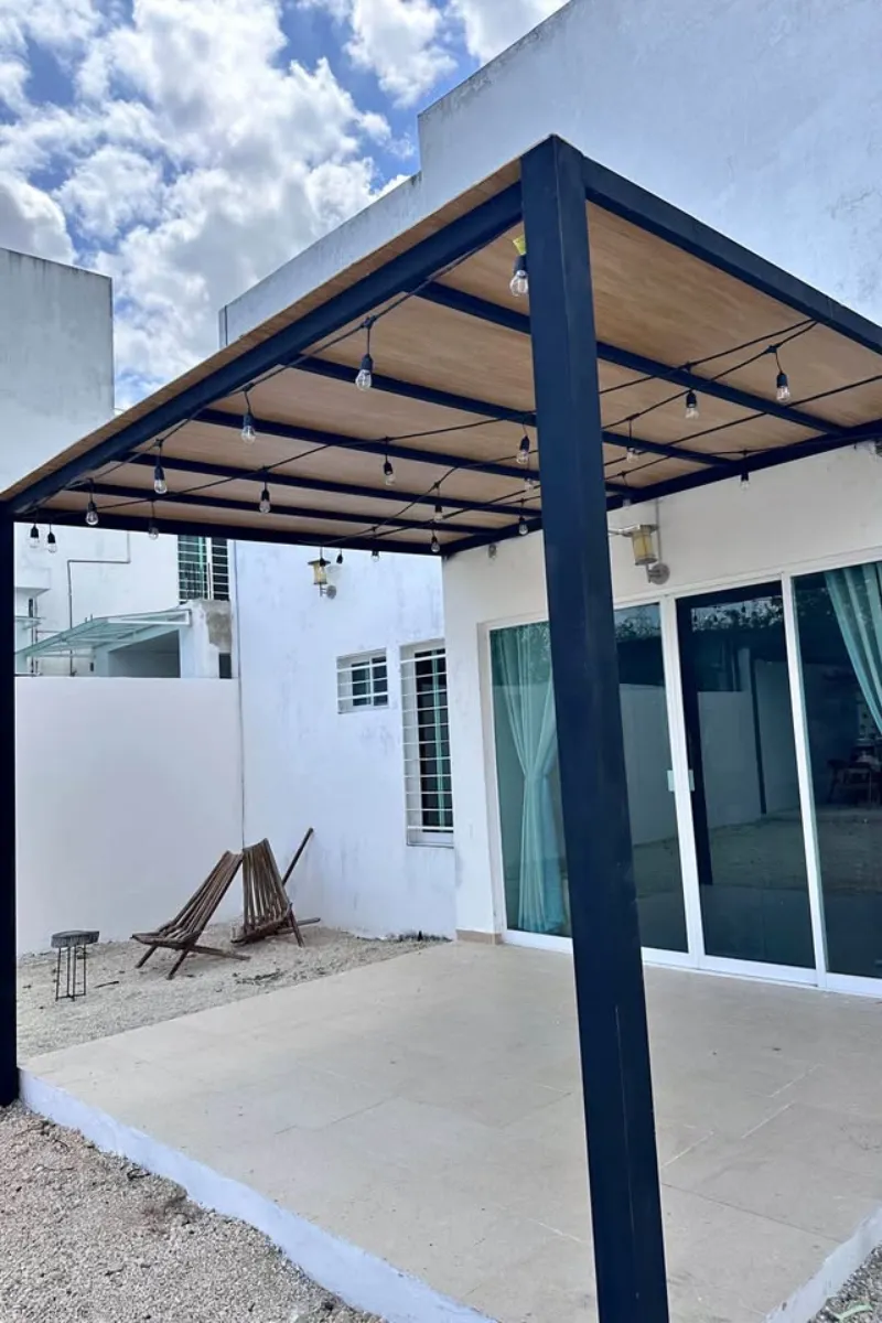 pérgolas con policarbonato Cancún